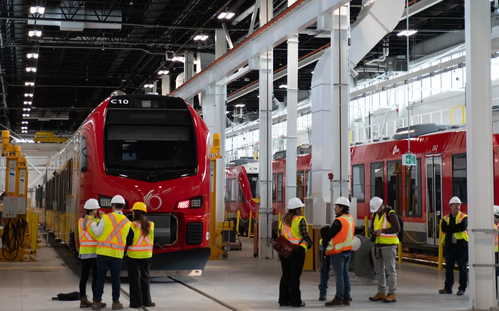 The new facility at Walkley Yard to support Stage 2 South extension of the O-Train network.