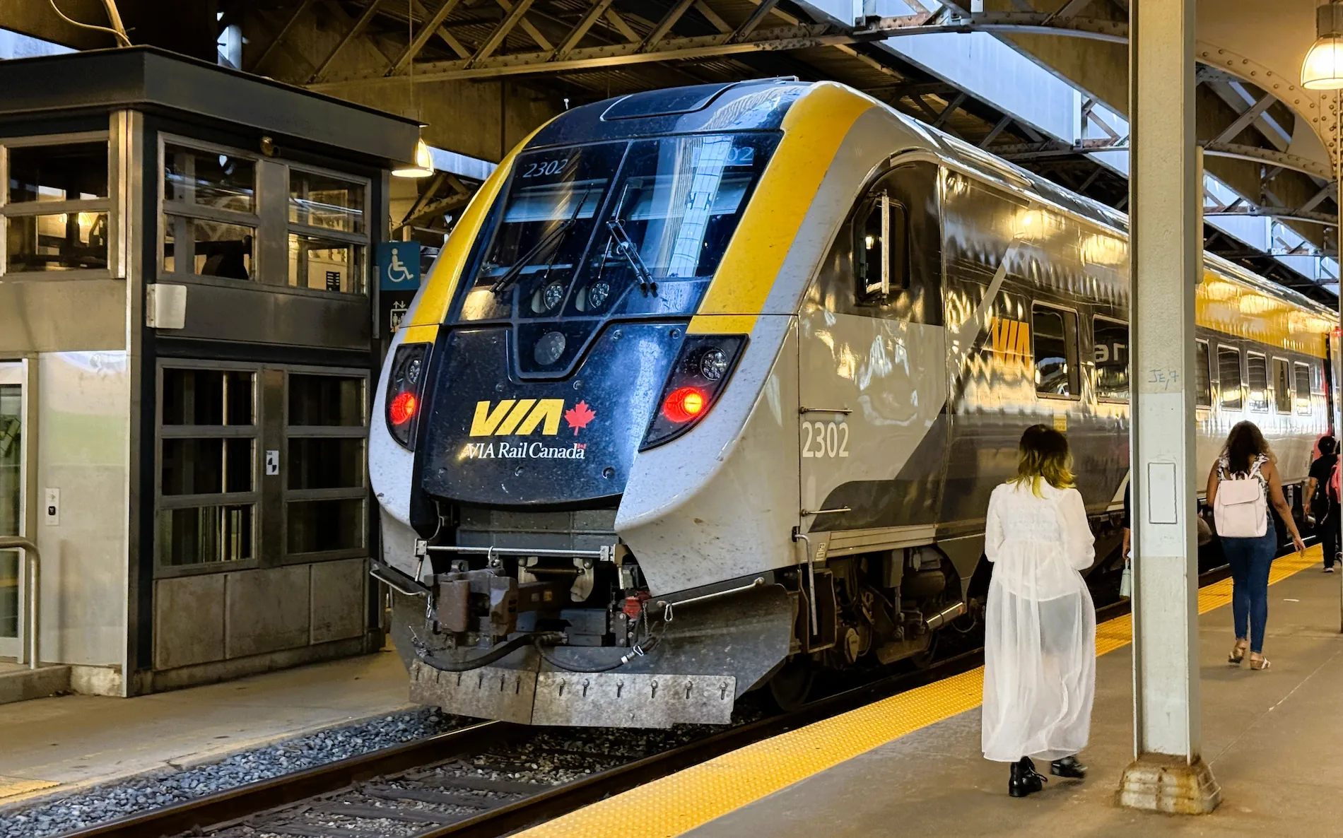 VIA Rail's Siemens Venture at Union Station in Toronto