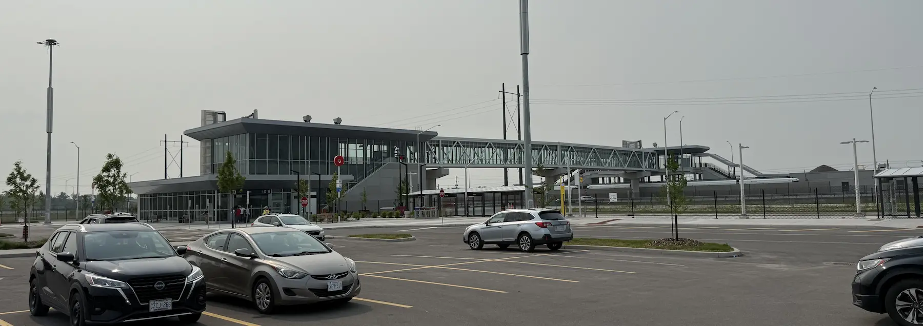 Trim Station - Exterior from the park and ride lot.