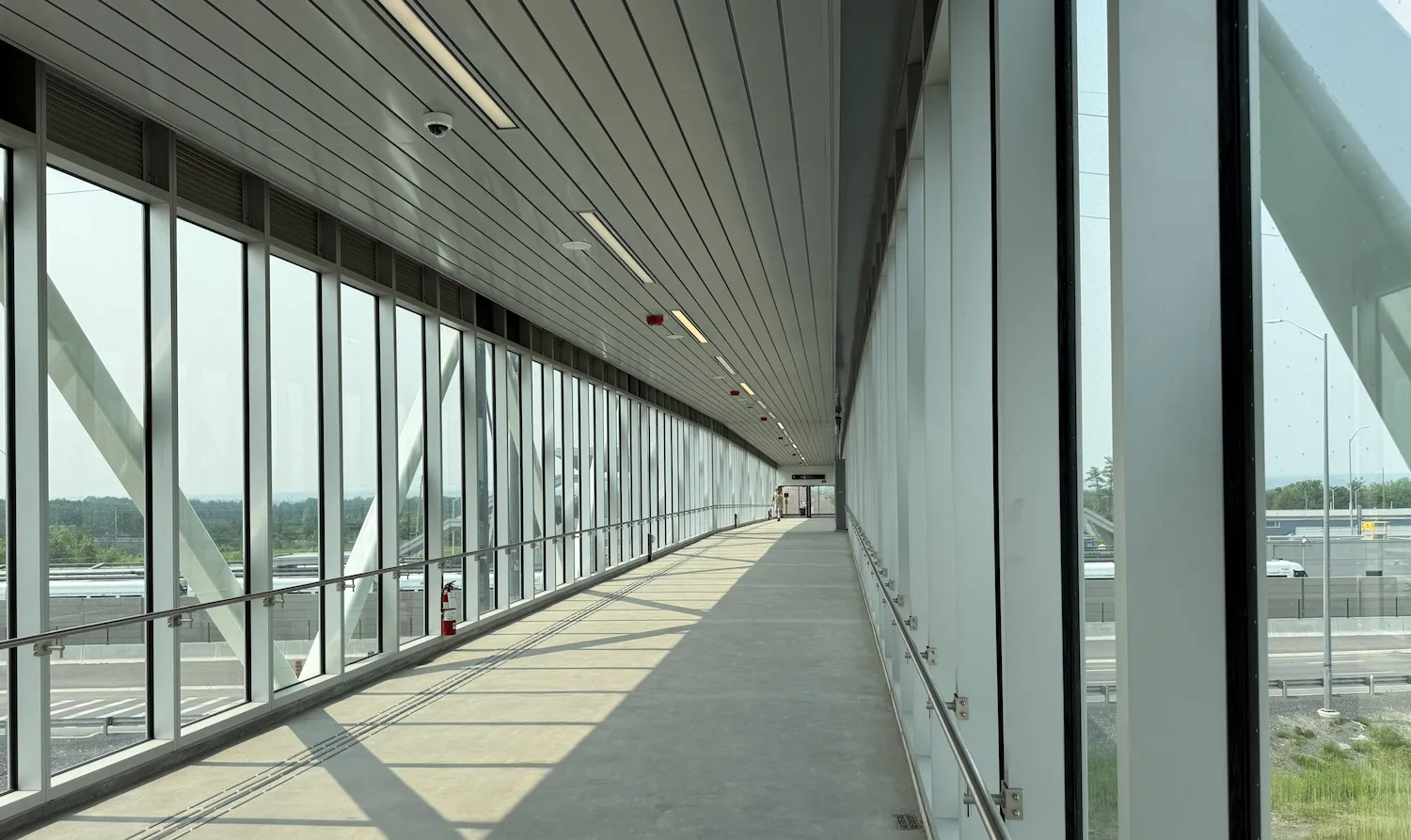 Trim Station - Bridge to the platform